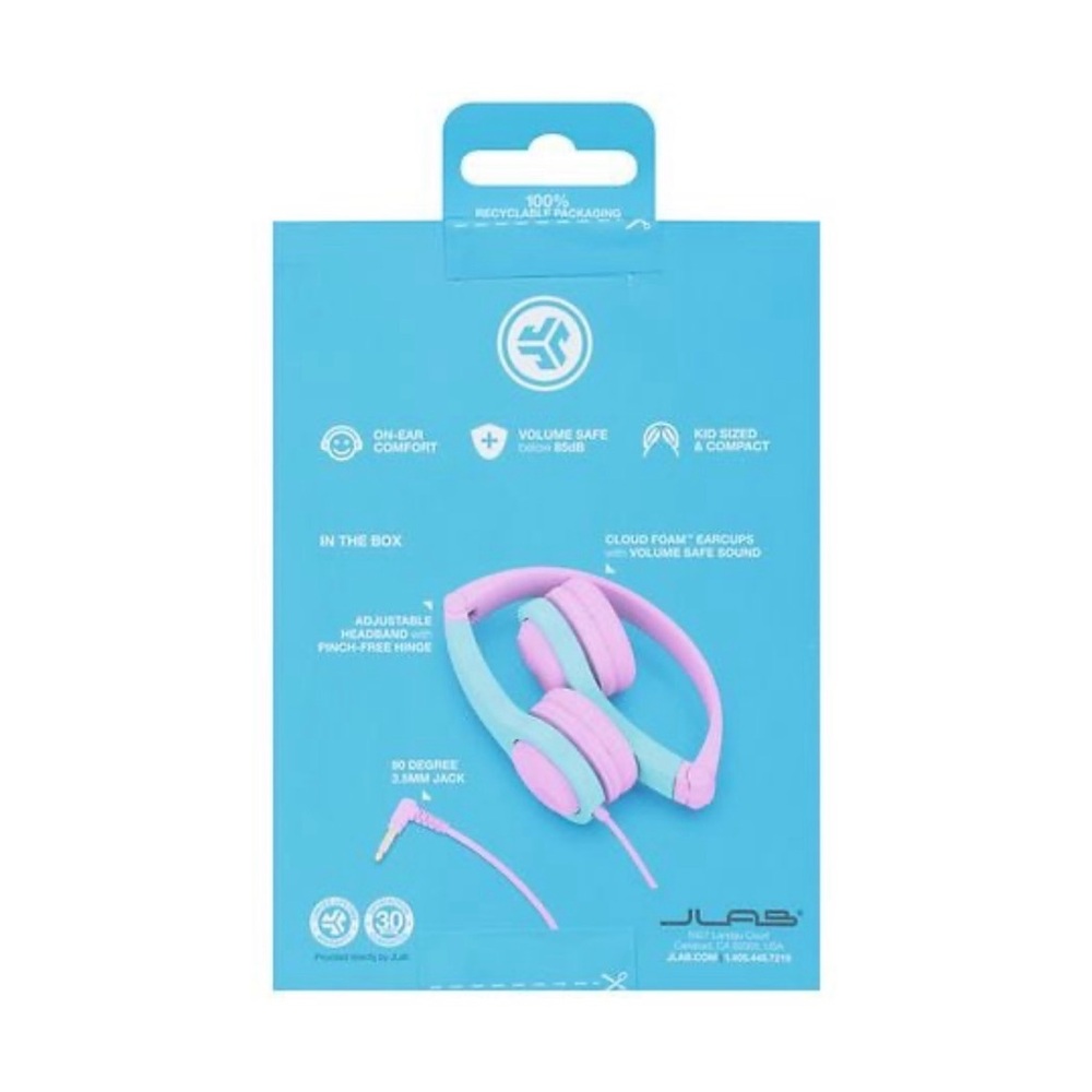 Jlab pink and blue  On-Ear Headphones Electronic Music Audio